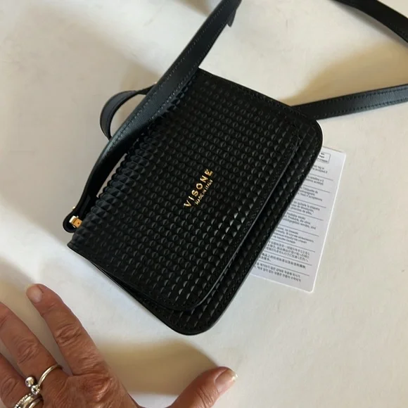 YOOX Mini leather handbag - Made in Italy - Picture 5 of 6